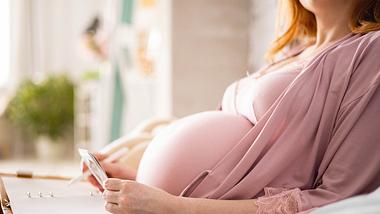 schwangere mit Schwangerschaftstagebuch  - Foto: iStock/Kostikova 