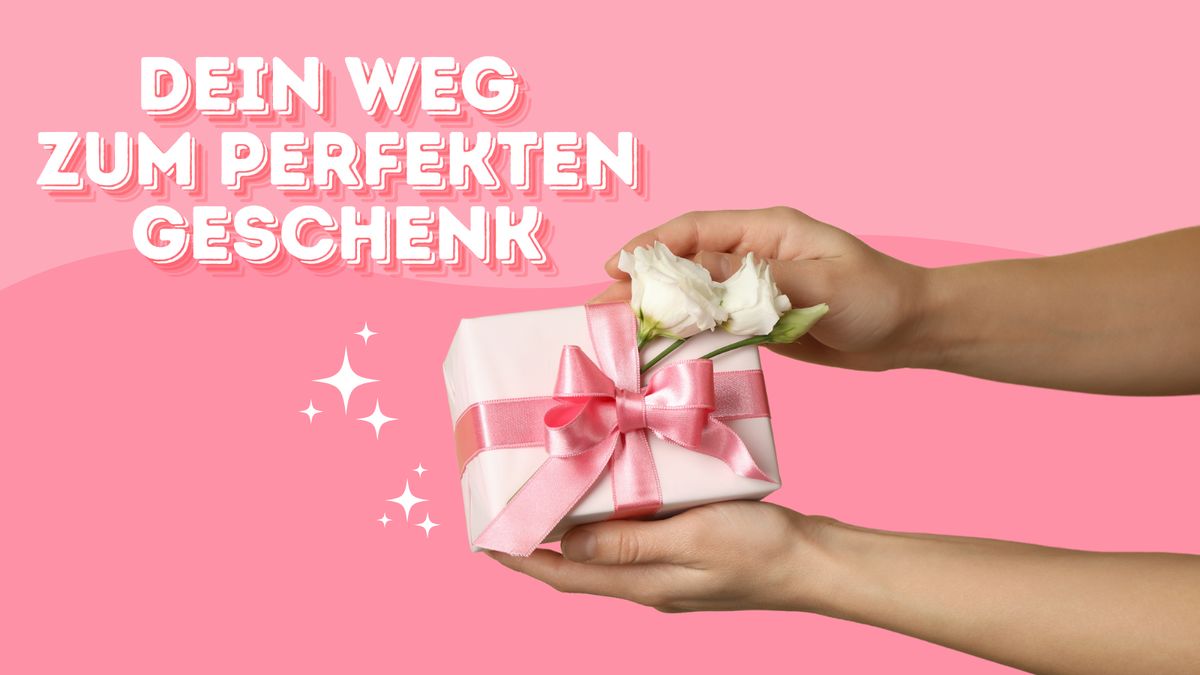 hände halten ein geschenk 