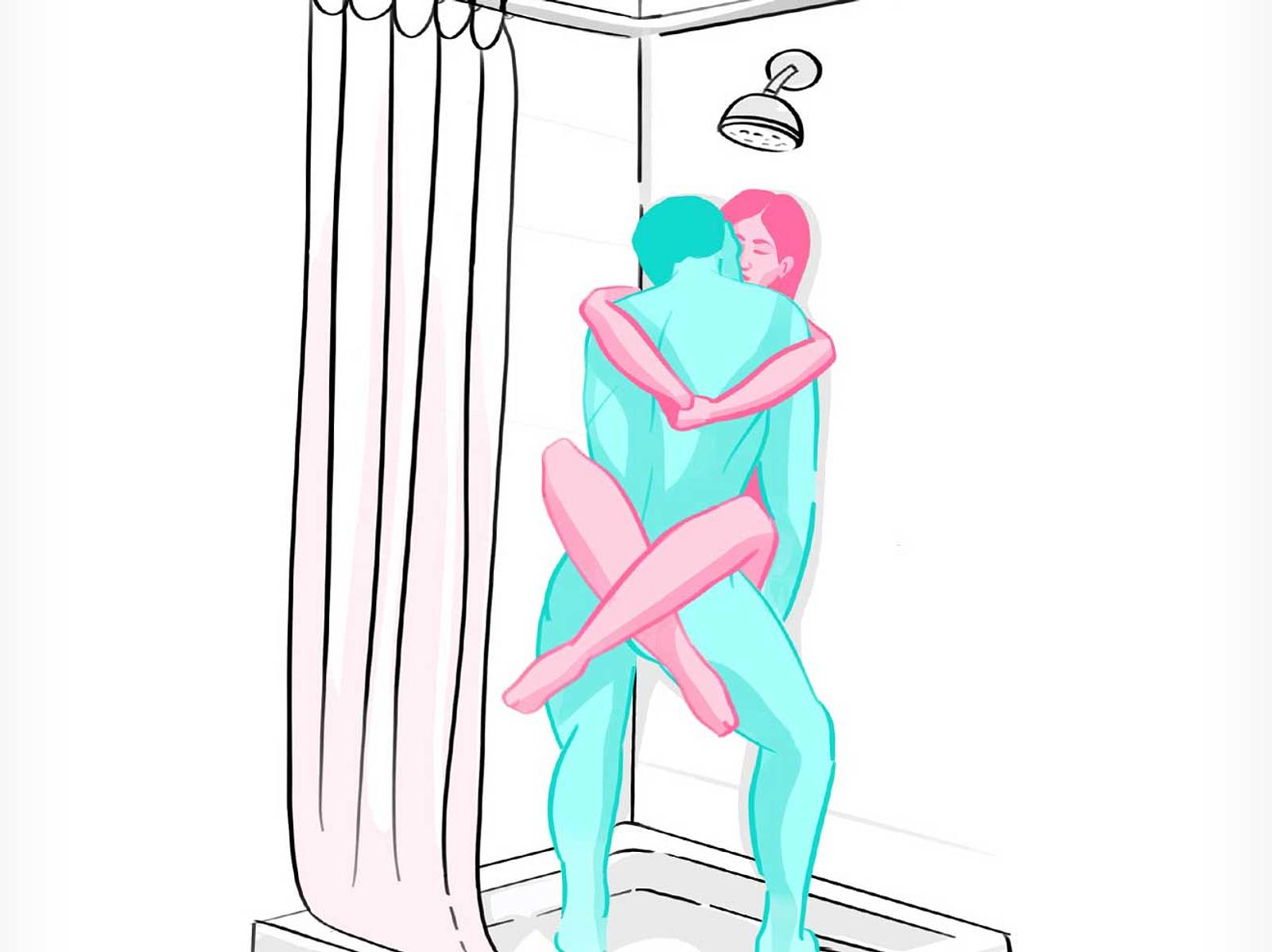 Erotisches bild comic duschen