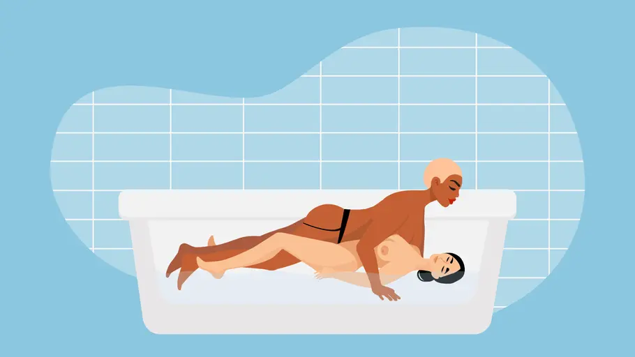 Sex in der Badewanne: Die Missionarsstellung Sex in der Badewanne: Die Missionarsstellung