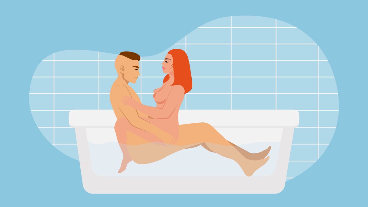 Sex in der Badewanne: Die Reiterstellung