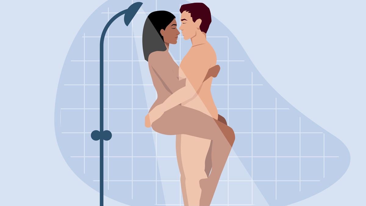 Sex unter der Dusche kann viele Kalorien verbrennen.