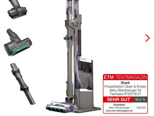 Shark PowerDetect Clean & Empty Akku-Staubsauger für Tierhaare IP3251EUT