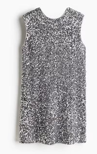 Paillettenkleid mit Bindebändern