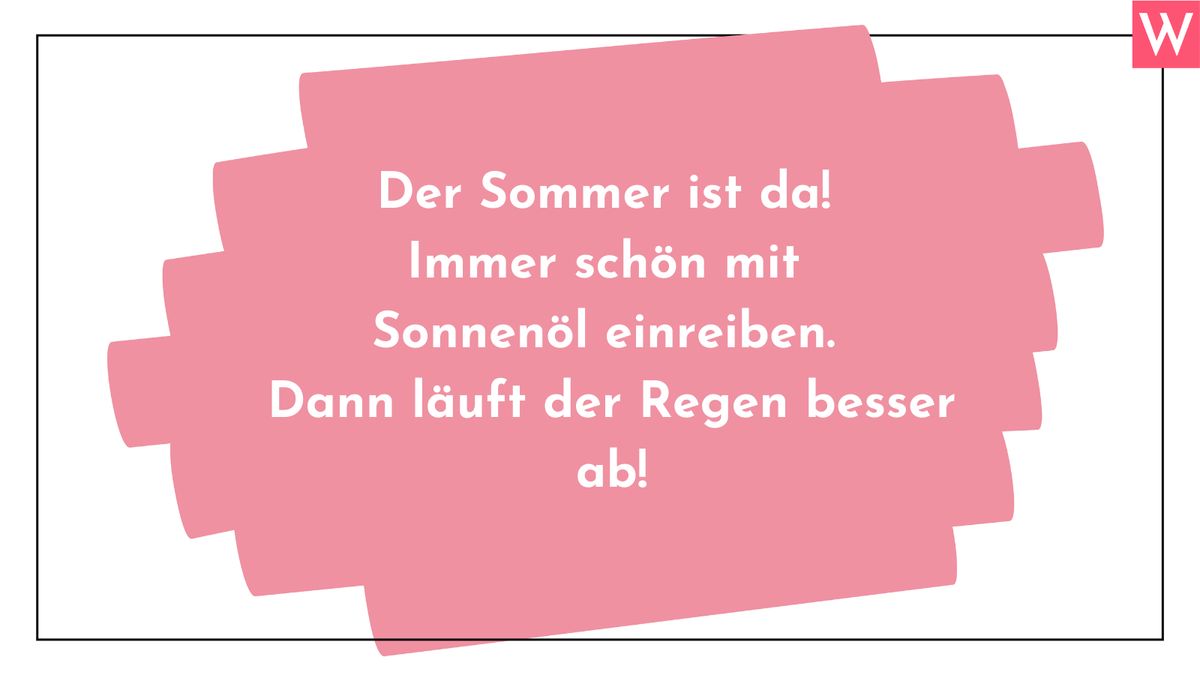 Sommersprüche: Schöne und witzige Sprüche für die sonnige Jahreszeit