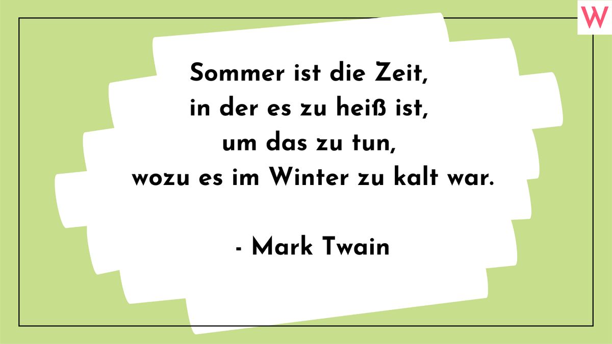 Sommersprüche: Schöne und witzige Sprüche für die sonnige Jahreszeit