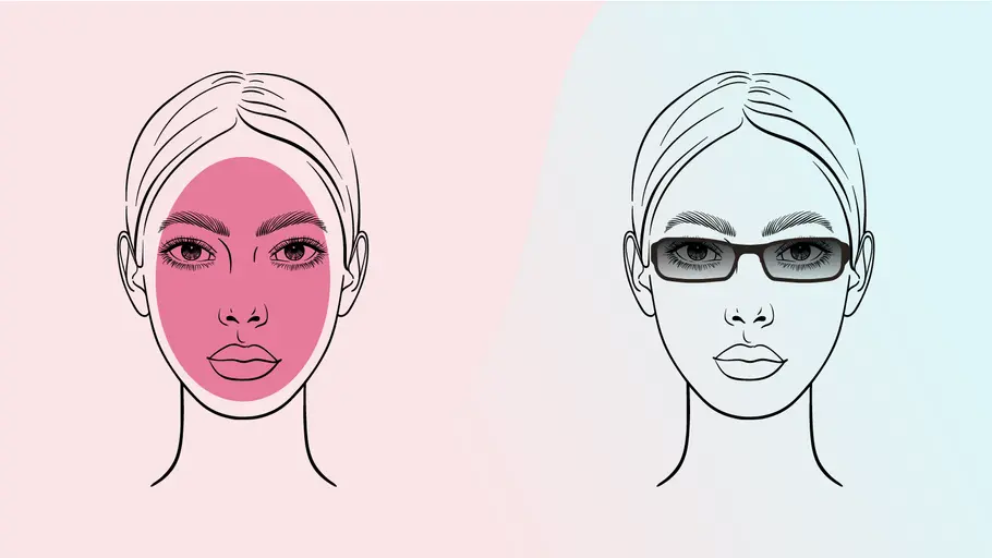 Sonnenbrille ovales Gesicht
