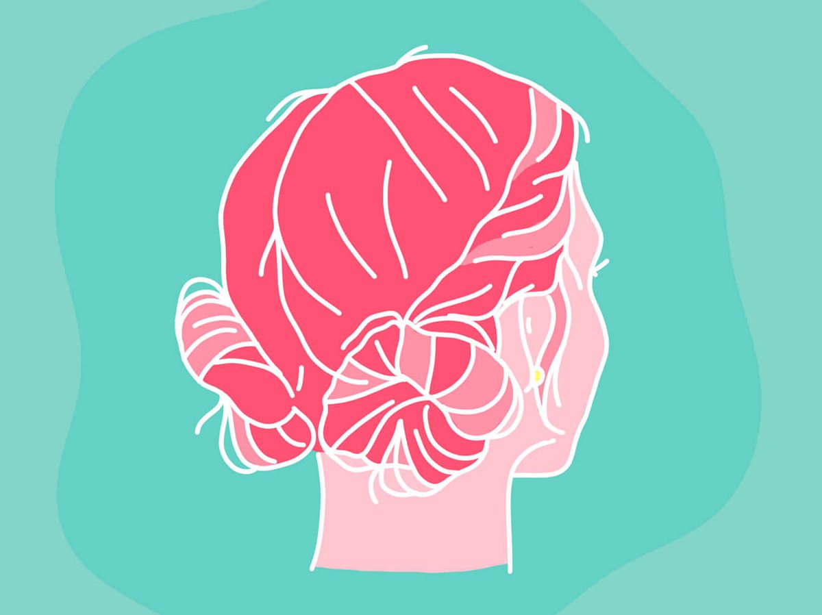 Supercool und verspielt: Die Space Buns Frau trägt Space Buns.