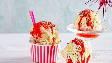 Für ein leckeres Spaghetti-Eis musst du nicht immer zur Eisdiele gehen. - Foto: House of Food / Bauer Food Experts KG