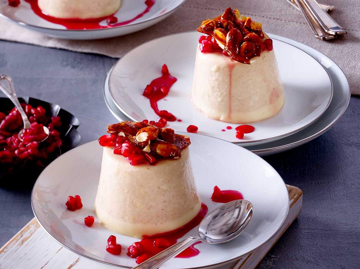 Spekulatius trifft Panna Cotta - das Dessert ist auch im Winter ein Genuss.