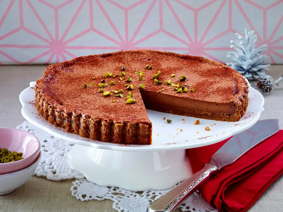 Rezept für eine einfache Spekulatius-Tarte Spekulatius-Rezepte: Diese Tarte ist auf jeder Kaffeetafel ein Highlight.