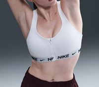 Nike Indy gepolsterter Sport-BH mit starkem Halt und Reißverschluss vorne