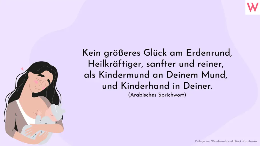 Sprichwort zur Geburt: Kein größeres Glück Sprichwort zur Geburt: Kein größeres Glück