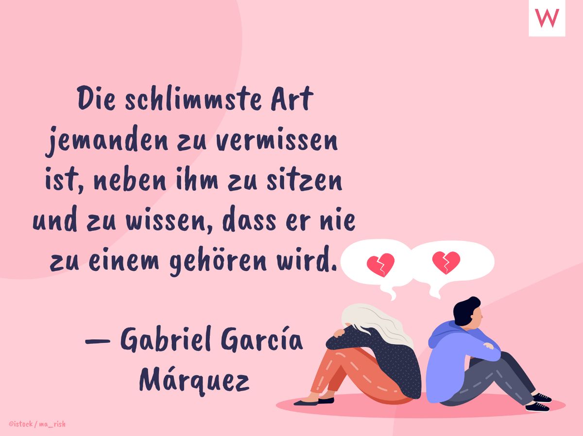 Die schlimmste Art jemanden zu vermissen ist, neben ihm zu sitzen und zu wissen, dass er nie zu einem gehören wird. 