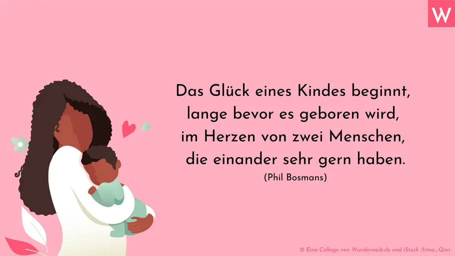 Spruch zur Geburt: Im Herzen von zwei Menschen Spruch zur Geburt: Im Herzen von zwei Menschen