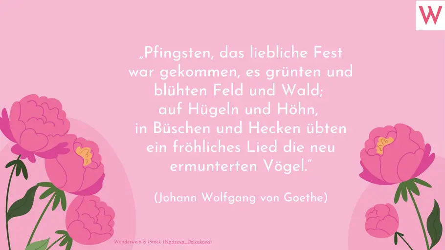 Sprüche zu Pfingsten: Grüße, Zitate und Weisheiten zum Nachdenken - Spruch 16