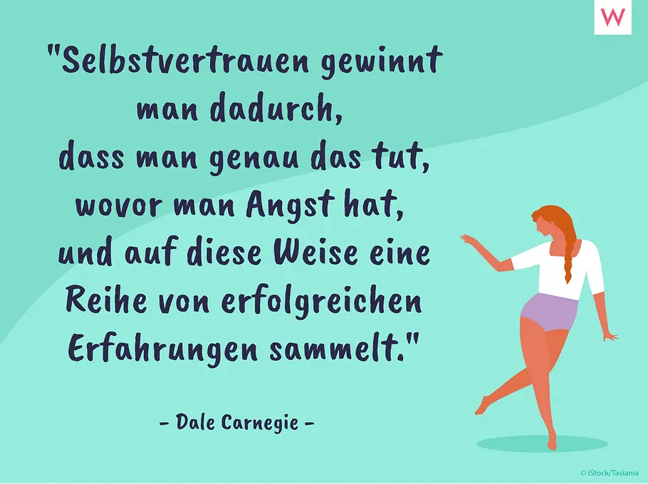 Selbstvertrauen ist Gewinnen Diese Sprüche fürs Selbstbewusstsein können dein Denken verändern und dir helfen, mutiger zu werden.