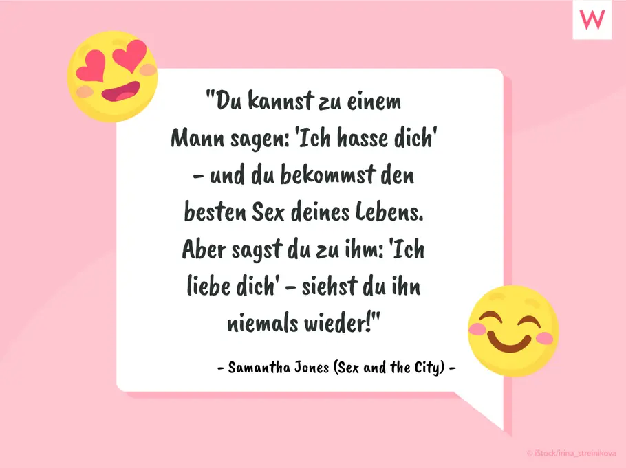 Sex and the City hat die besten Sprüche über Männer Lustige Sprüche über Männer versüßen uns Frauen den Alltag: Hier kommen sie besten!