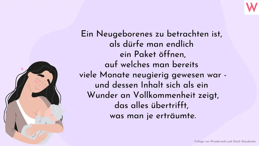 Sprüche zur Geburt: Vollkommenheit Sprüche zur Geburt: Vollkommenheit