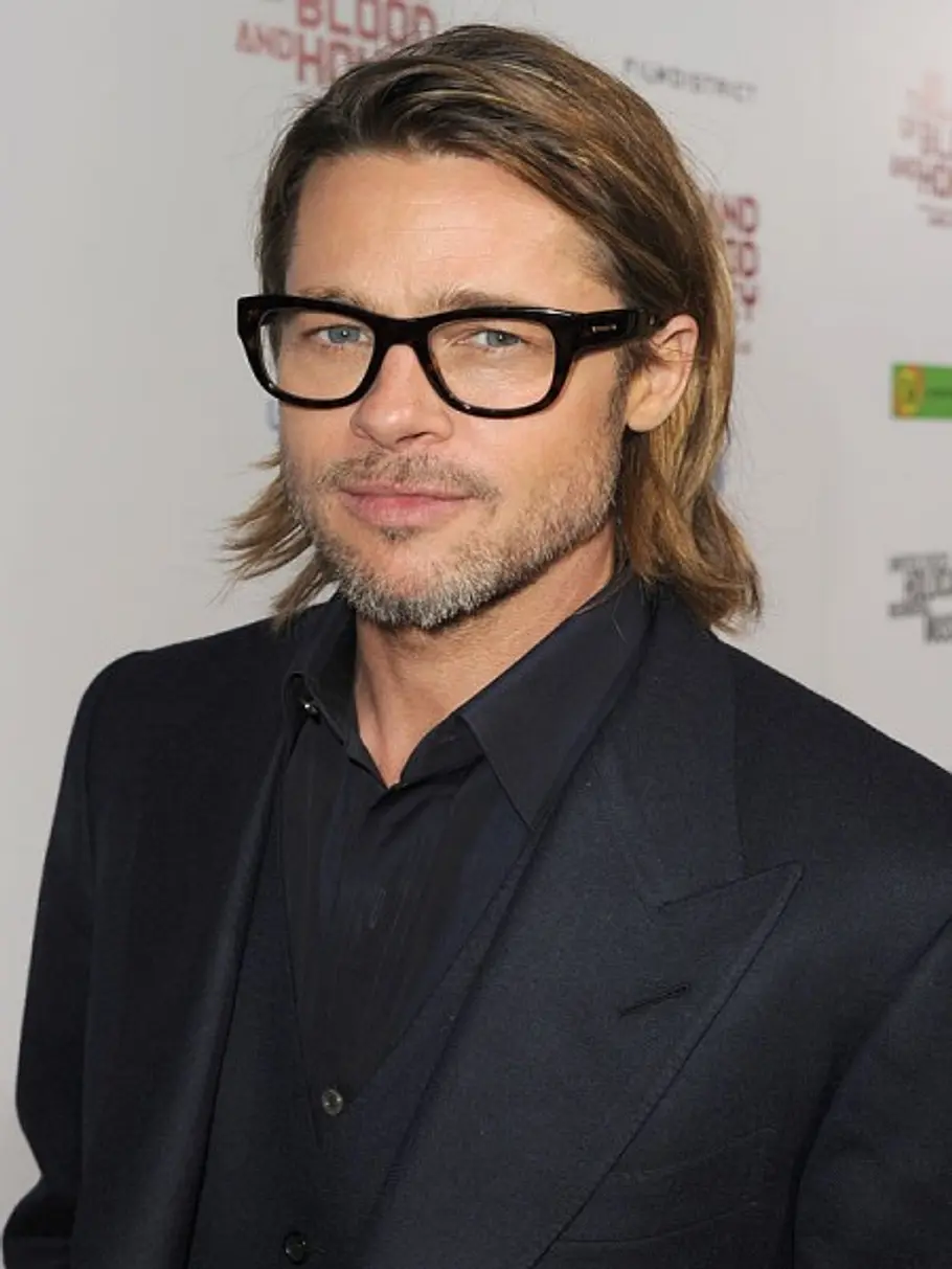 stars mit brille brad pitt