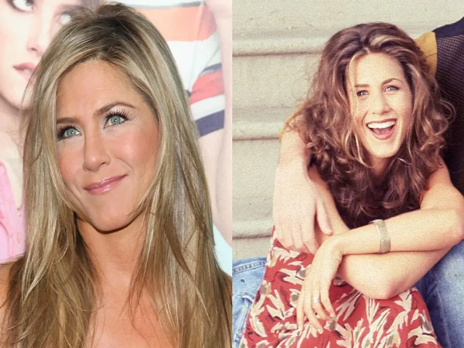 stars vor und nach der schoenheitsoperation jennifer aniston