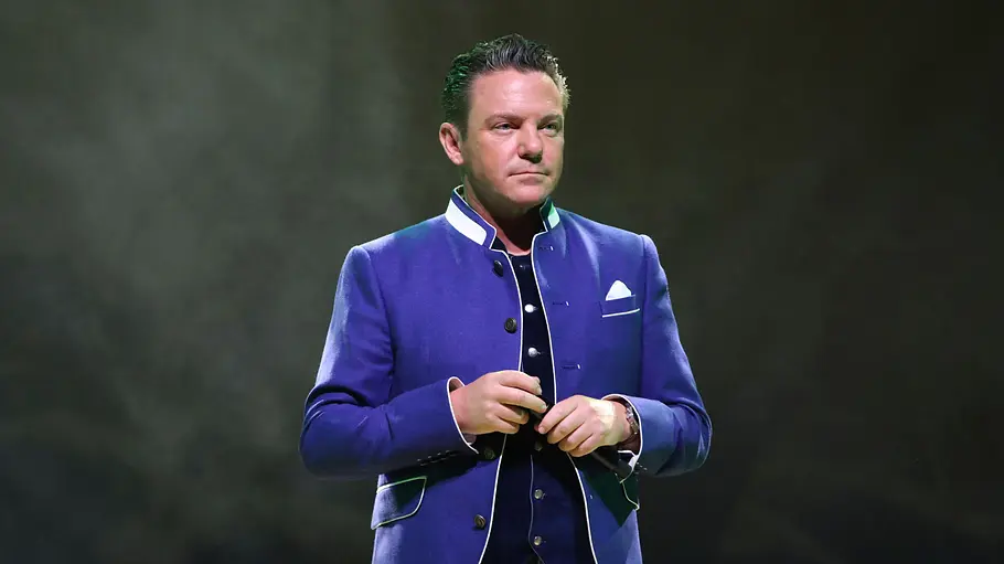 Stefan Mross Stefan Mross bei der Jubiläums-Tournee von Immer wieder sonntags in der Meistersingerhalle.