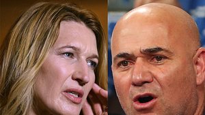 Steffi Graf & Andre Agassi: Jetzt ist ihr Glück komplett! - Foto: TORU YAMANAKA/Getty Images (links) & Michael Dodge/Getty Images (rechts), Collage: Wunderweib Redaktion