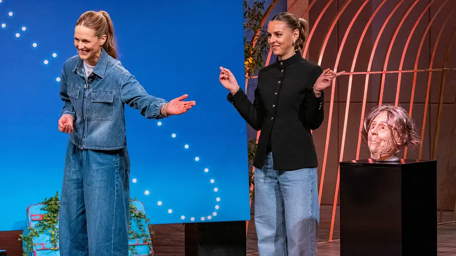 Stella Hinderer (l.) und Karla Emcke beim Pitch zu Sun Matters.