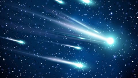 Sternschnuppen Sternschnuppenregen Perseiden - Foto: urfinguss / iStock