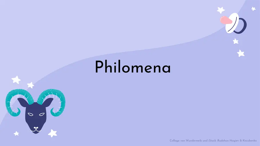 Besondere Namen für Widder-Mädchen: Philomena Besondere Namen für Widder-Mädchen: Philomena