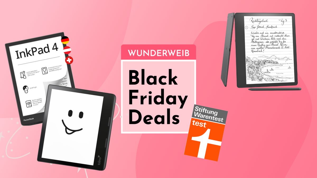 Stiftung Warentest E-Book Reader Black Friday