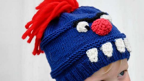 Strickanleitung Kindermütze Monster - Foto: DROPS Design