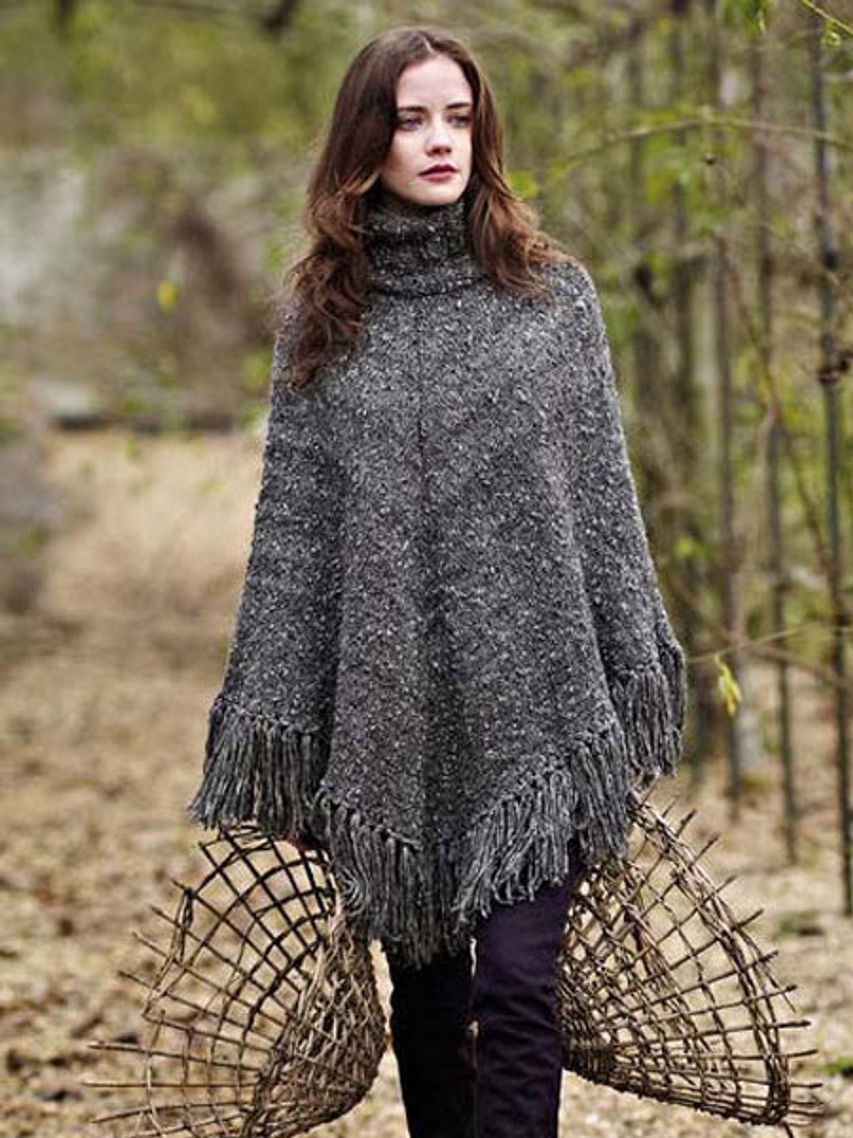 strickanleitung poncho