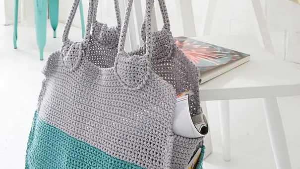 strickanleitung tasche - Foto: Coats PLC strickanleitung tasche - Foto: Coats PLC