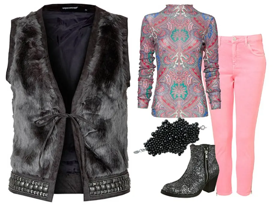 Styling-Tipps für die Fellweste: Rock-Schick styling tipps fellweste