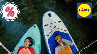 SUP im Lidl-Angebot sichern - Foto: Wunderweib/PR