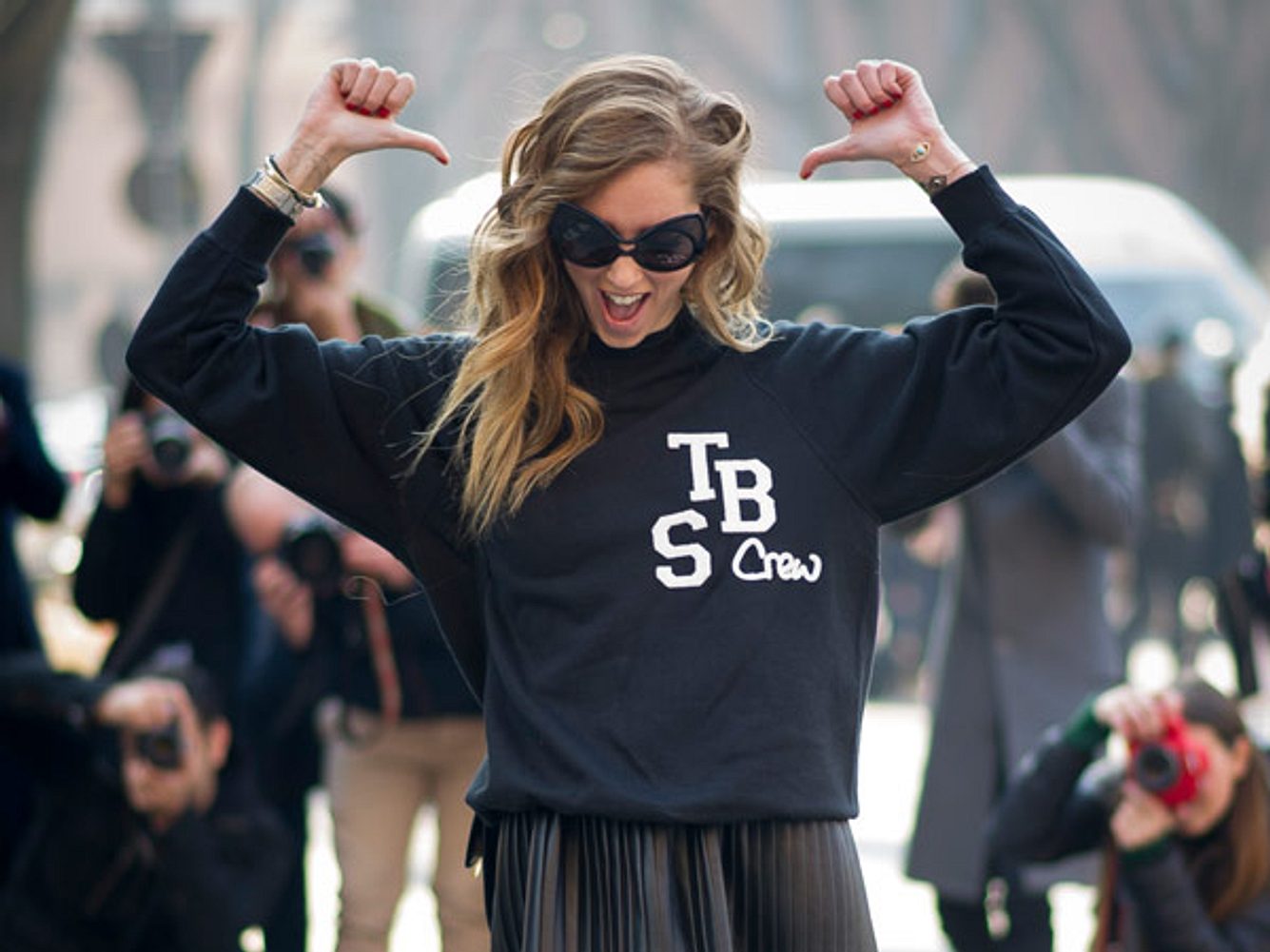 Das Sweatshirt wird zum Streetstyle-Star! sweatshirt kombinieren styling tipps b