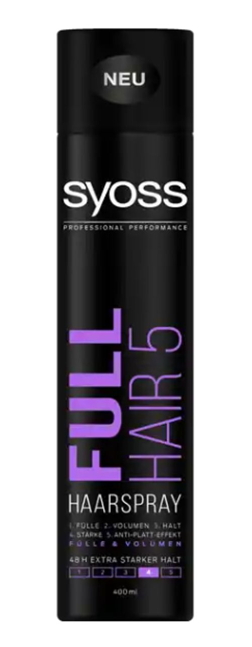 Syoss Full Hair 5 Haarspray, Stufe 4