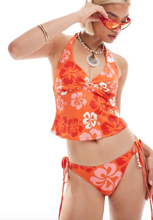Tankini mit Blumenmuster