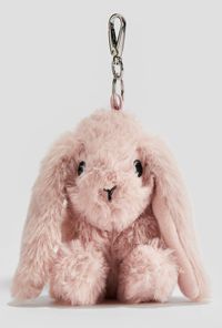 Flauschiger Taschenanhänger