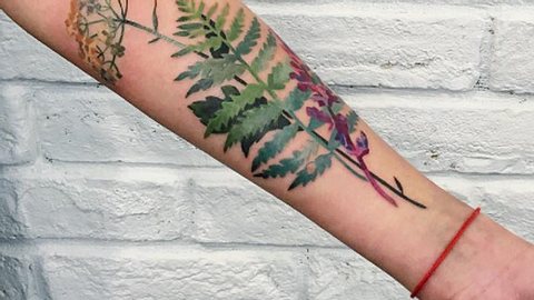 tattoo pflanzen - Foto: rit.kit / instagram
