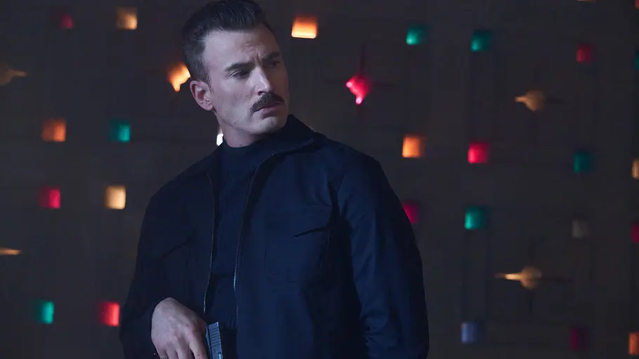 Chris Evans als Auftragskiller in „The Gray Man“.