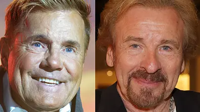 Thomas Gottschalk & Dieter Bohlen: Jetzt schlägt er völlig neue Töne an! - Foto: IMAGO / Future Image (links) & IMAGO / Eventpress (rechts), Collage: Wunderweib Redaktion