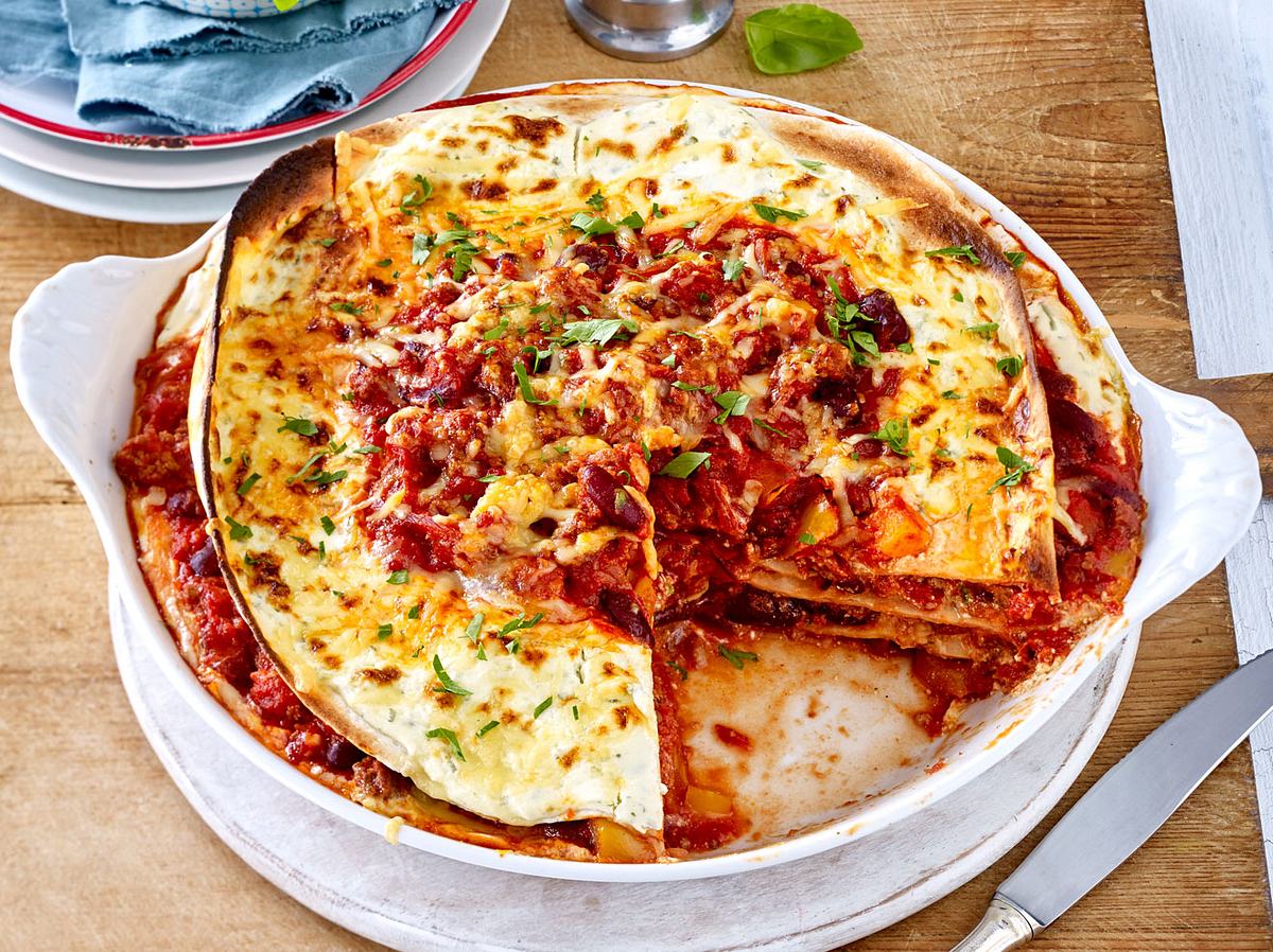 Die mexikanische Tortilla-Torte ist sogar besser als Pizza.