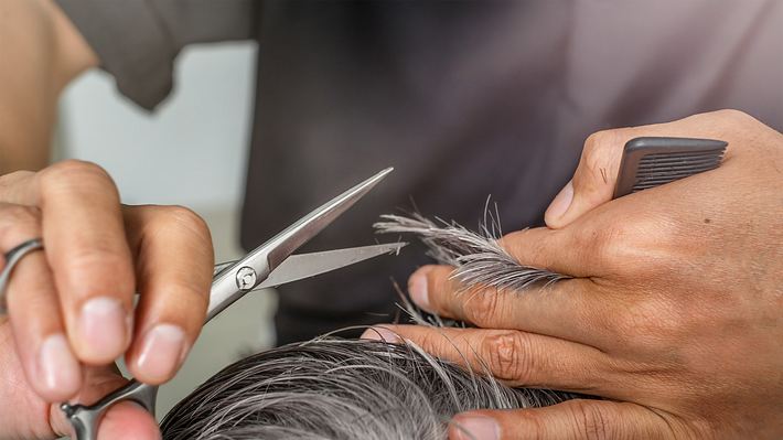 Wir zeigen die schönsten Trend-Frisuren für graue Haare 2025. - Foto: iStock/Valeriia Kuznetsova