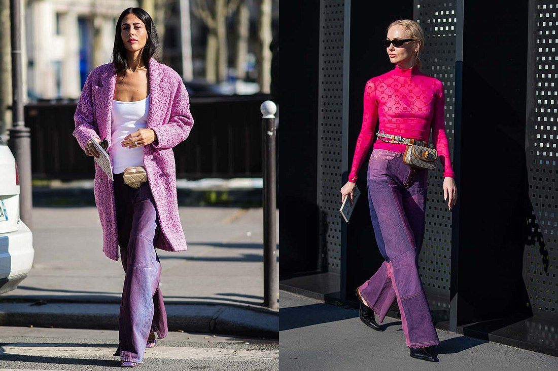 Jeans-Trend: Purple Jeans Jeans-Trend: Purple Jeans