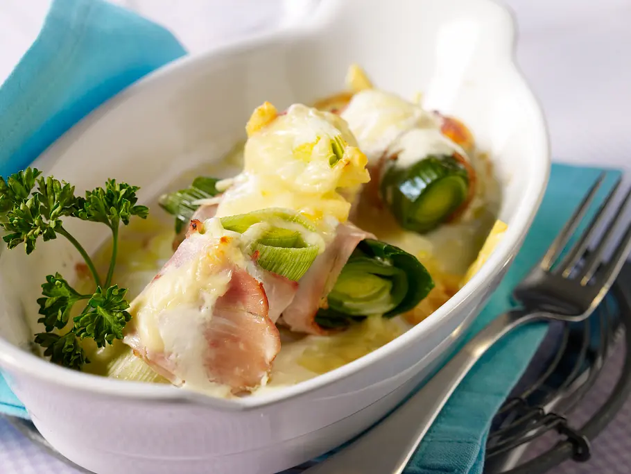 Überbackener Porree: Das GLYX Diät Rezept Überbackener Porree: Das GLYX Diät Rezept