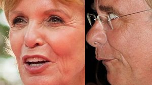 Ulrike Kriener & Georg Weber: Sie verrät nach 31 Jahren ein heftiges Ehe-Geheimnis. - Foto: Collage aus Lennart Preiss/Getty Images for Constantin & Hannes Magerstaedt/Getty Images; Collage: Wunderweib Redaktion