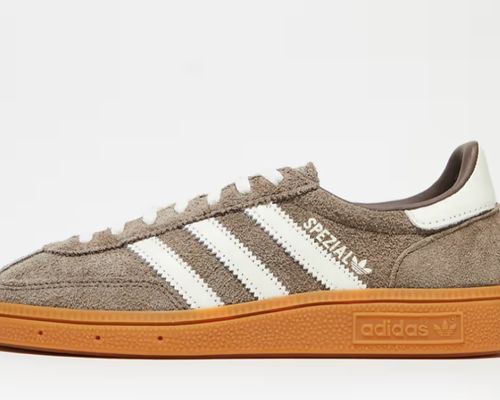 adidas Originals – Handball Spezial – Sneaker in Braun und Weiß mit Gummisohle