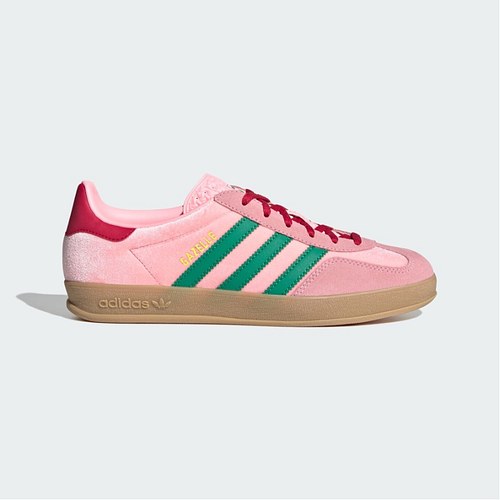 Gazelle Schuh Court Green / Glow Pink / Gum